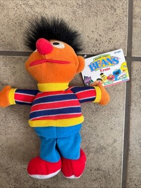 Tyco Sesame Street Beans Ernie Plush